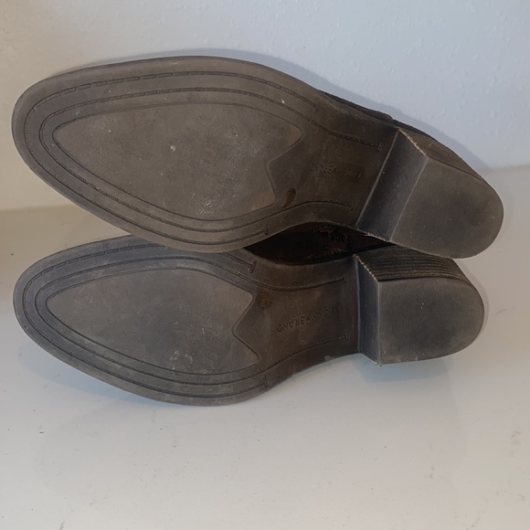 Lucky Brand Basel dark brown suede leather upper booties - Picture 4 of 8